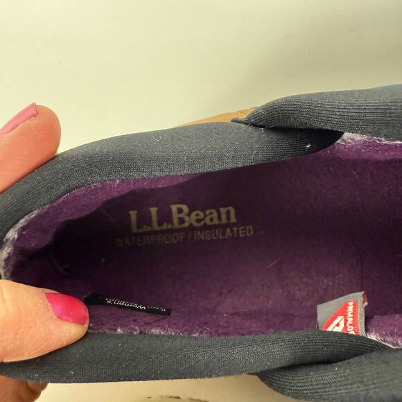 L.L.Bean Ultralight PrimaLoft Comfort Shoes Women's 8 Blue Waterproof Slip-On - Picture 10 of 11